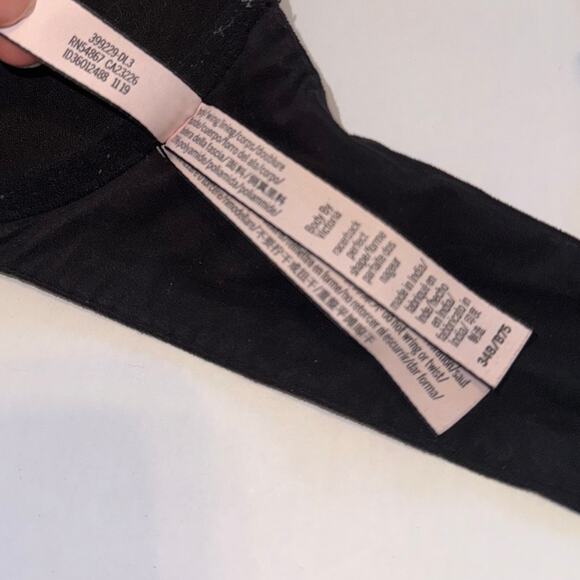 Victoria’s Secret Body Perfect Shape Lace Racerback Push-Up Bra Black Size 34B - Picture 8 of 10
